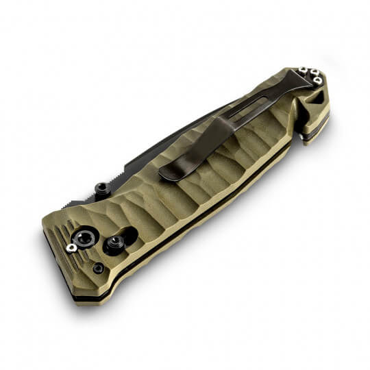 Couteau Militaire Survie Vu de Dos