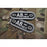 Patch AB- Tour De Cou 70 X 25 mm Gomme 3D Noir