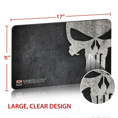 Tapis de nettoyage arme Punisher Grunge | TEKMAT