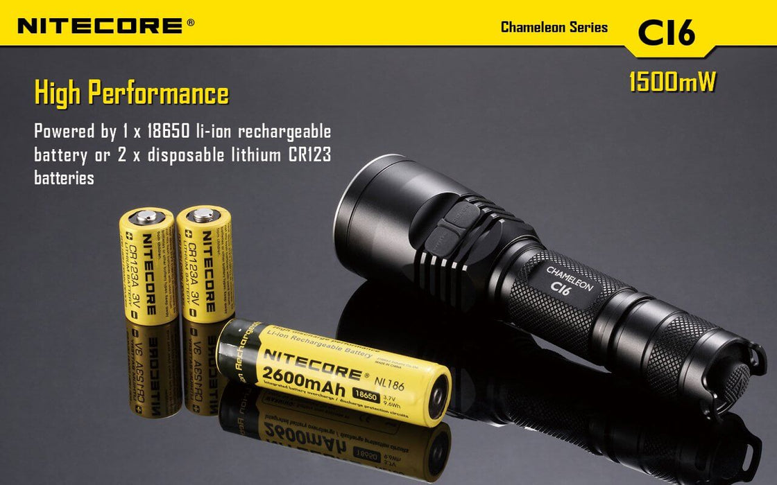 photo d'explication des performances de la Lampe Tactique Infrarouge