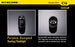 photo d'explication des performances de la Lampe Tactique Infrarouge