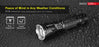 photo explicative de la Lampe Tactique Klarus