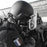 Casque Anti Bruit Éléctronique Militaire sur un policier