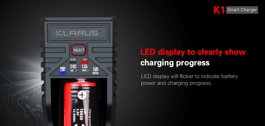 photo explicative du Chargeur Pour Batterie Lampe Tactique