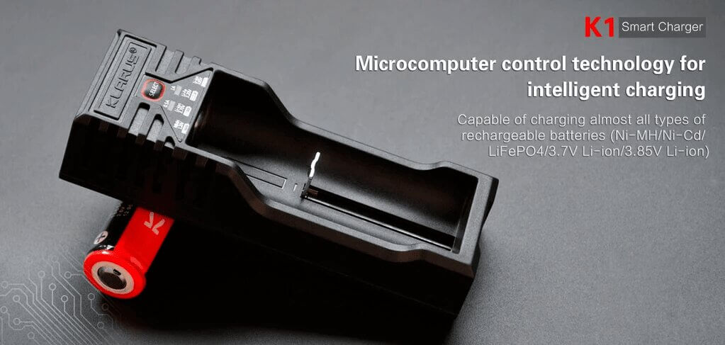 photo explicative du Chargeur Pour Batterie Lampe Tactique