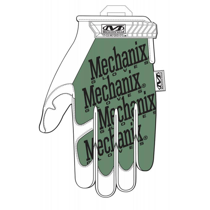 Gants Militaires de Combat vu du dessus