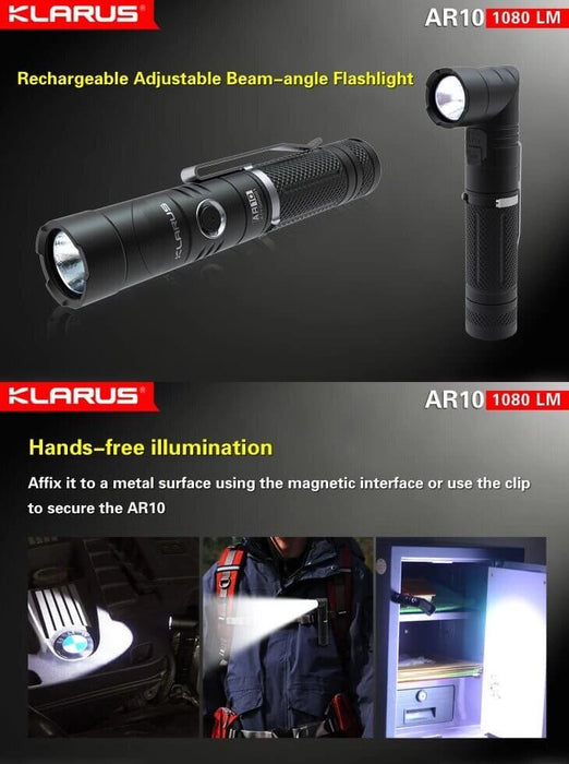photo explicative de la Lampe Pour Gilet Tactique