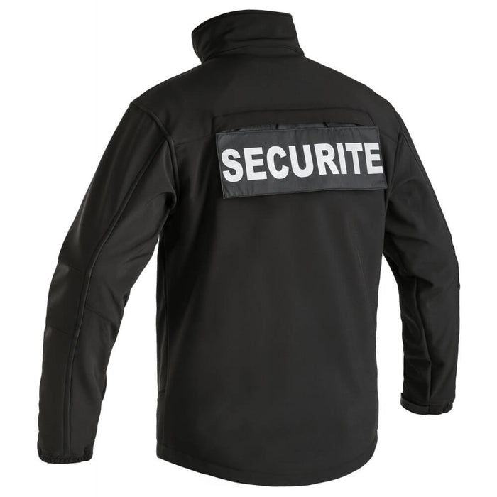 Veste Tactique Homme vu de dos avec scratch