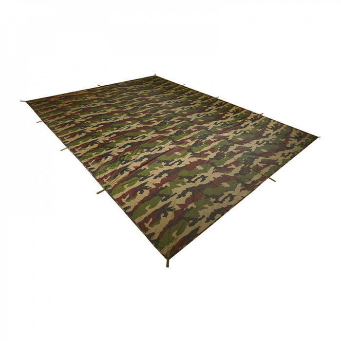 Bâche Militaire Camouflage vu de côté