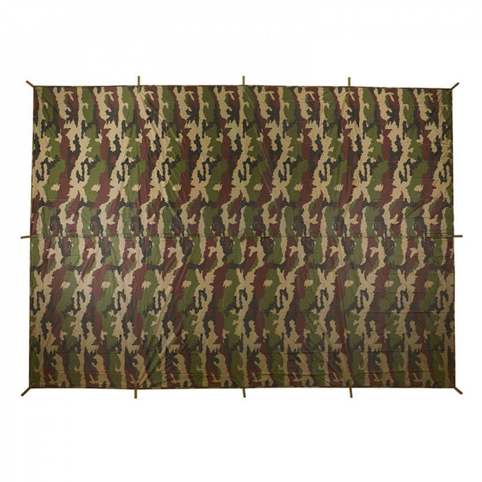 Bâche Militaire Camouflage vu du dessus