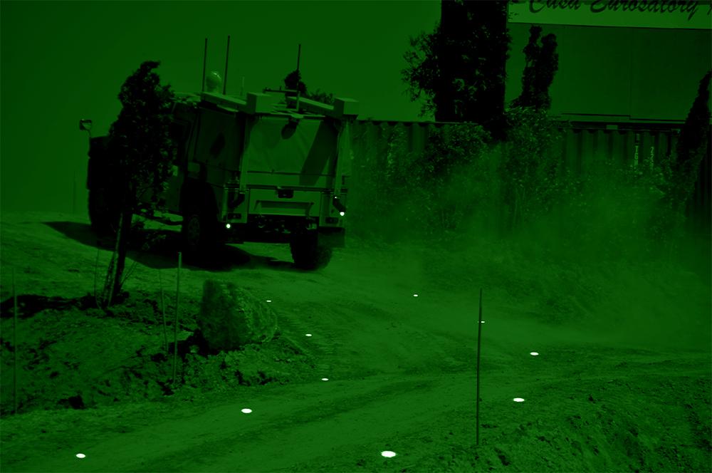 photo de démonstration des Bâton Lumineux Militaire