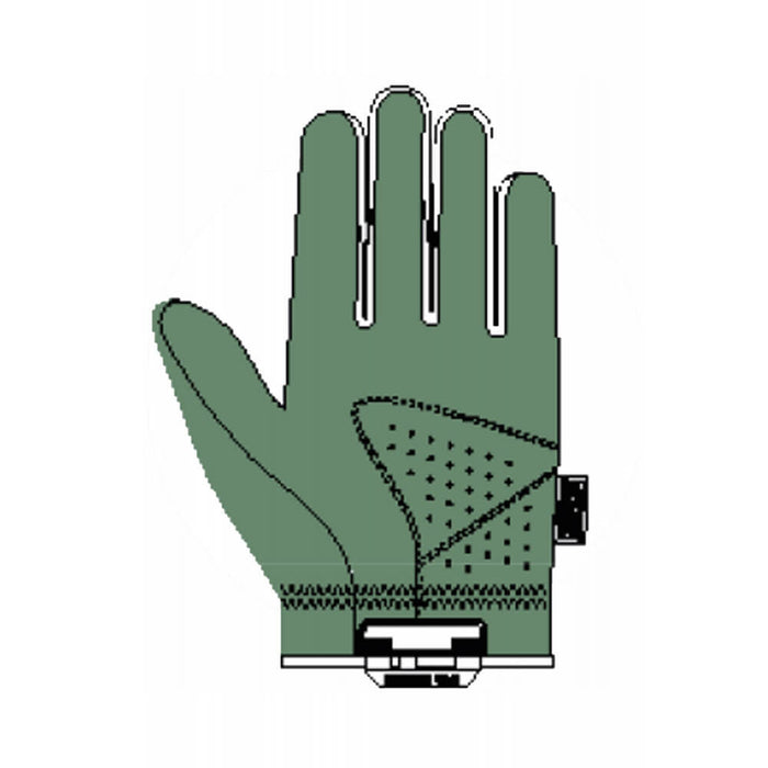 croquis des Gants Tactique Sable