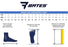 guide des tailles des Chaussure Militaire Gore Tex