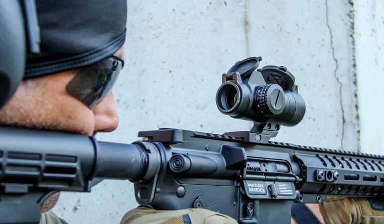 mise en pratique du Viseur Point Rouge Sightmark