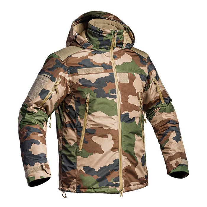 Parka Militaire Camouflage vu de côté
