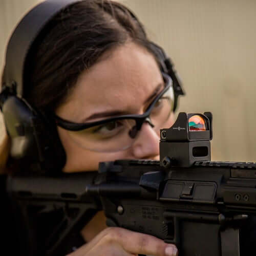 photo de démonstration du Viseur Point Rouge Arme De Poing