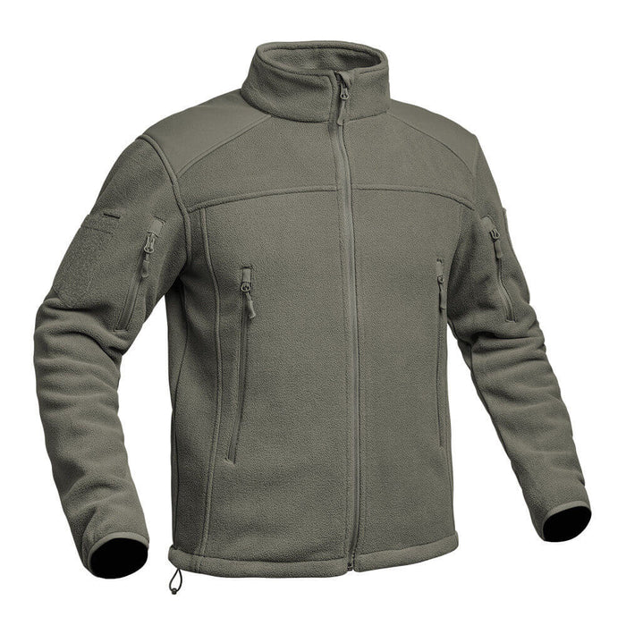 Polaire Militaire Kaki vu de côté