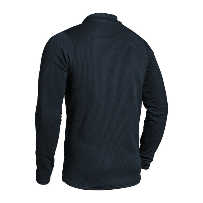 Pull Militaire Bleu Marine vu de côté et de dos