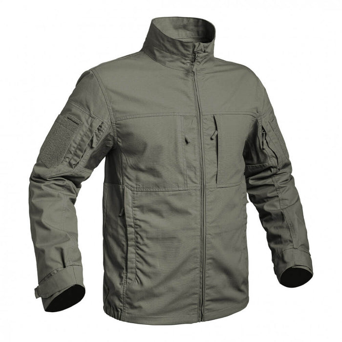 Veste Militaire Kaki Homme vu de côté