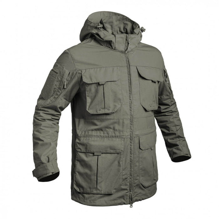 Veste Militaire Kaki vu de côté