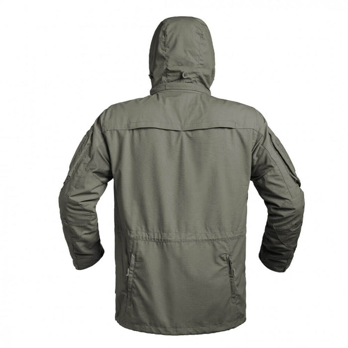 Veste Militaire Kaki vu de dos