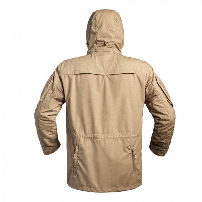 Veste Militaire Sable vu de dos
