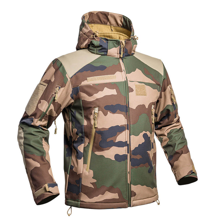 Veste Softshell Camouflage vu de côté