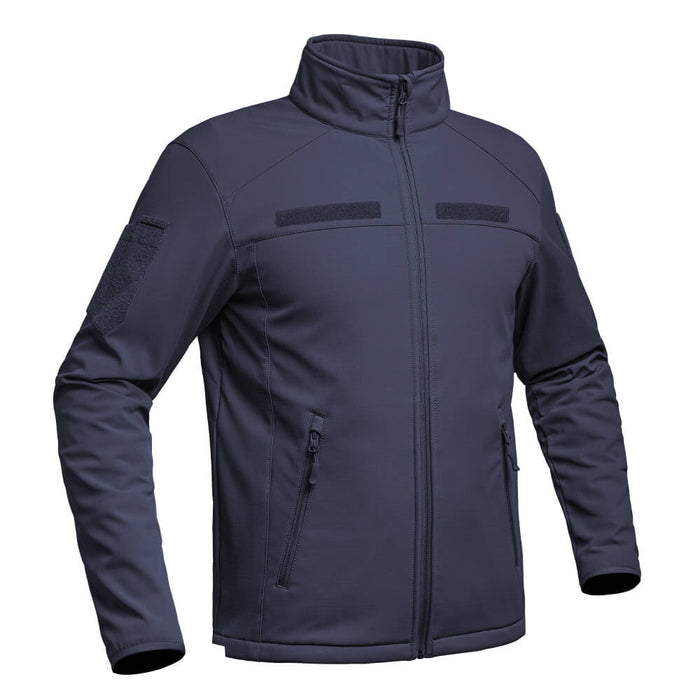 Veste Softshell Marine Nationale vu de côté
