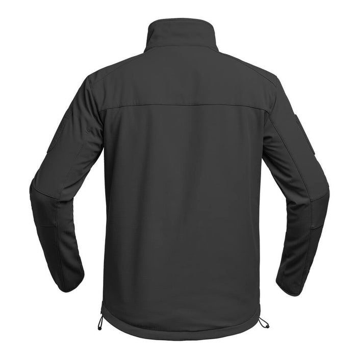 Veste Softshell Militaire Noir vu de dos