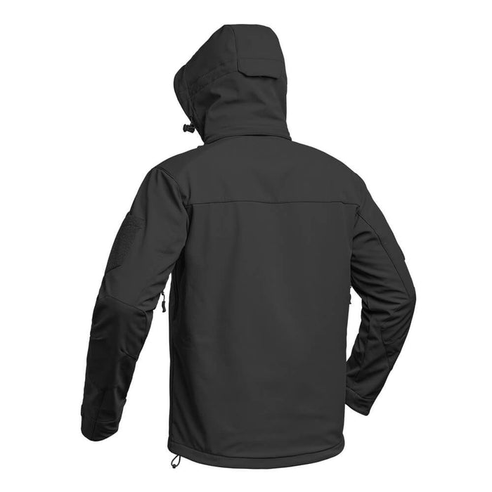Veste Softshell Tactique vu de côté et de dos