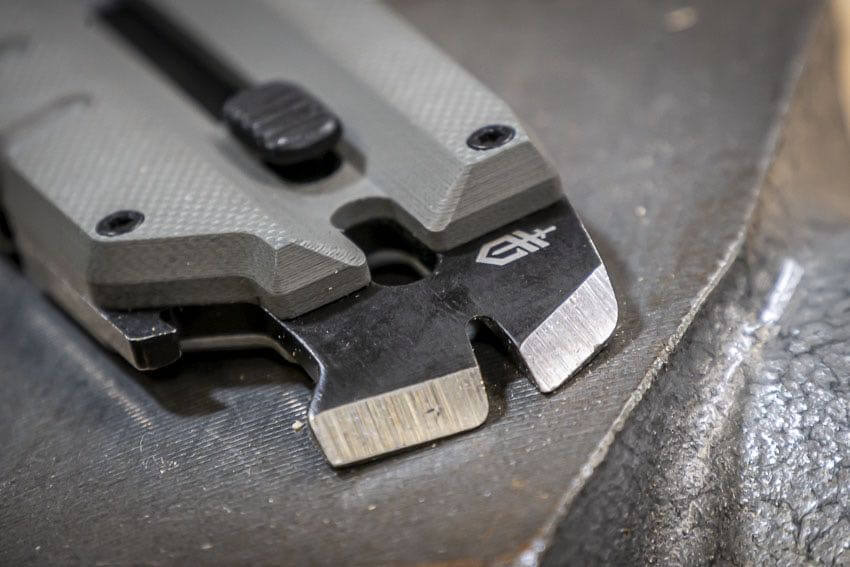 zoom sur la lame du Cutter GERBER